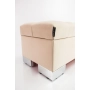 Kufer Pikowany CHESTERFIELD  Beż / Model Q-4 Rozmiary od 50 cm do 200 cm